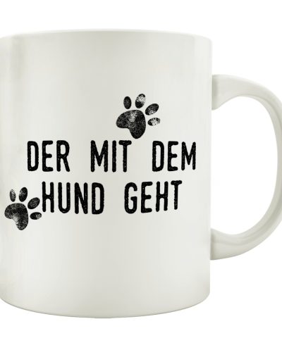 Kaffeebecher / Der mit dem Hund geht