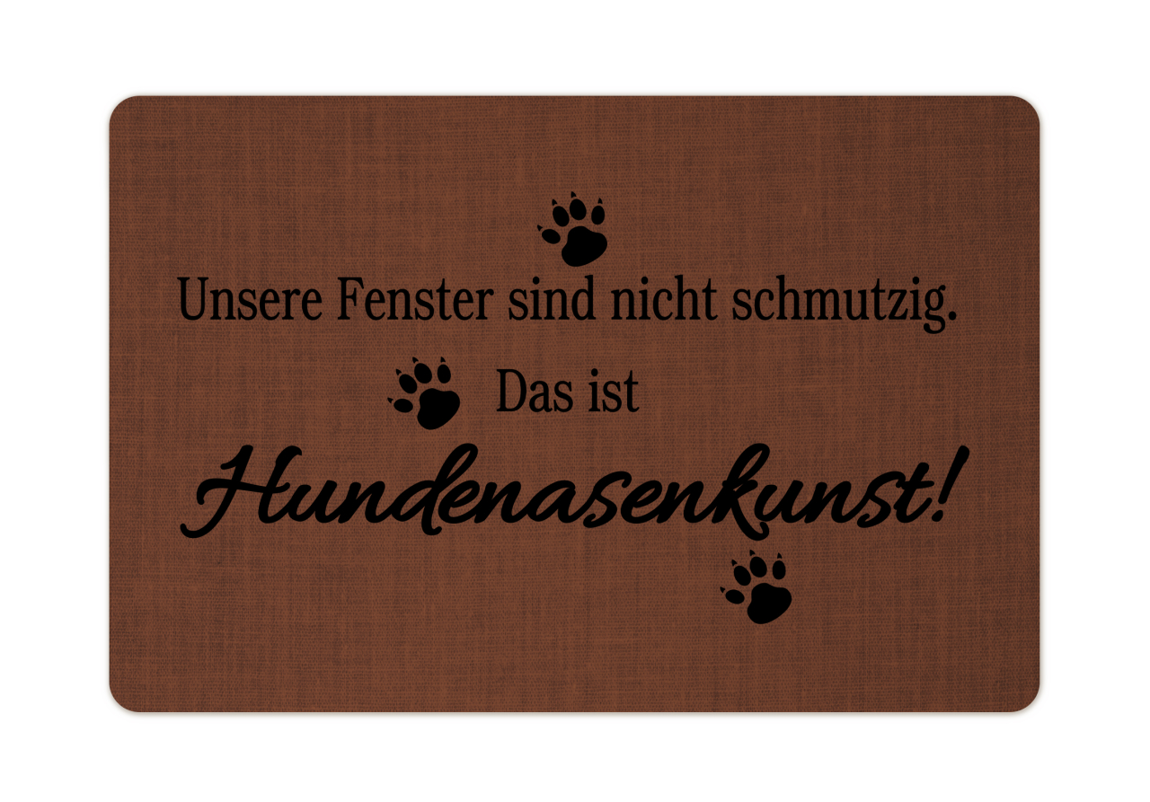 Hundenasenkust braun