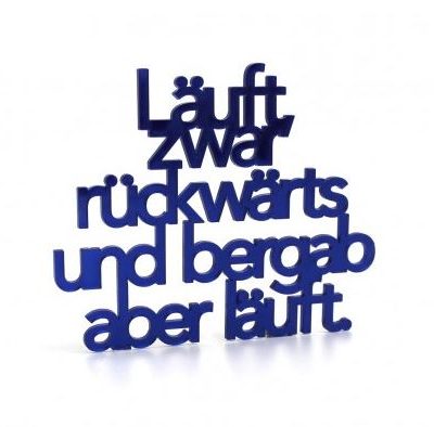 Acrylschriftzug / Läuft...