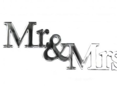 Acrylschriftzug / Mr&Mrs.