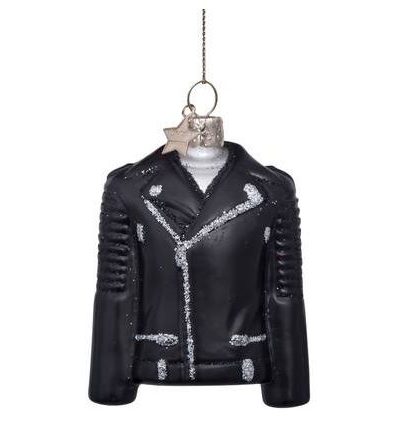 Baumschmuck / Bikerjacke
