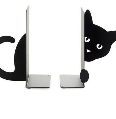 Buchstützen / Katze
