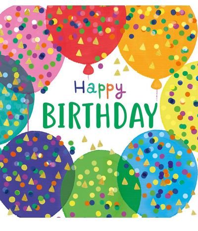Servietten / Balloon & Birthday