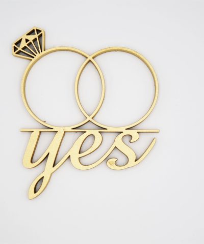 Holzschrift / Yes