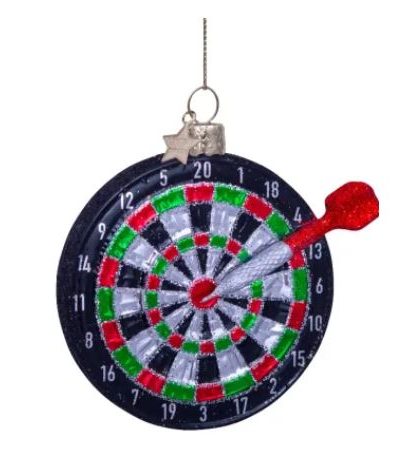 Baumschmuck / Dartscheibe