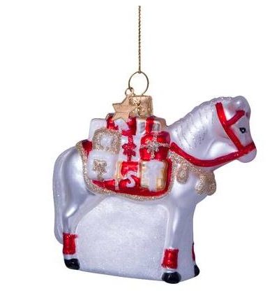 Baumschmuck / Pferd von Santa Claus