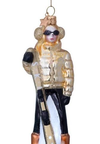 Baumschmuck / Ski Lady