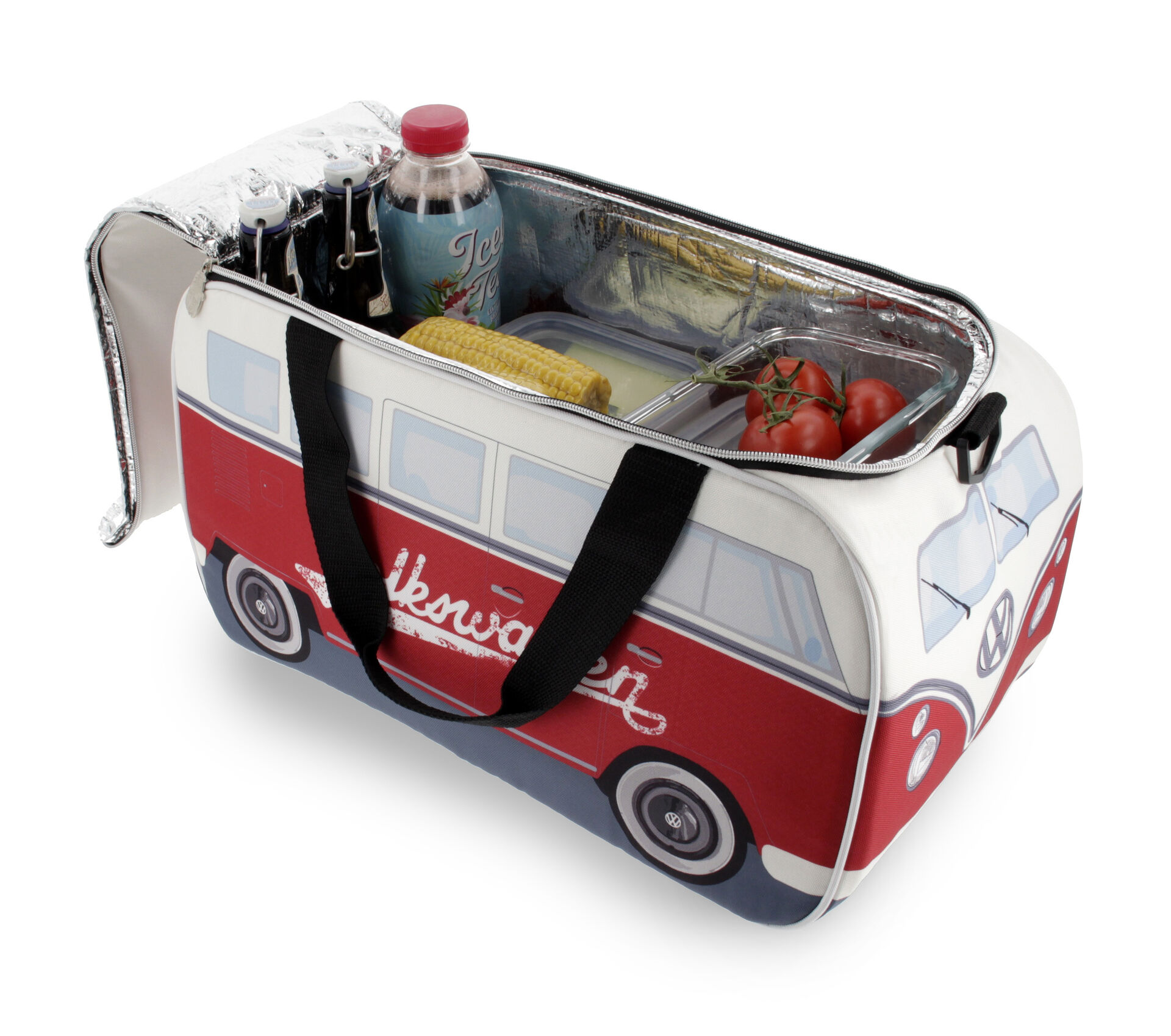 VW T1 Bus Kühltasche Rot2