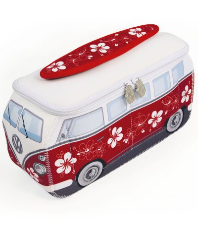 VW Bus / Neoprentasche Hibiskus