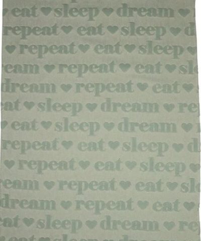 Babydecke  / eat, sleep...