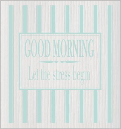 Spüllappen / Good Morning
