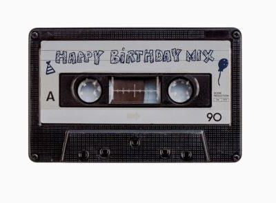 Dose / Musikkassette Happy Birthday